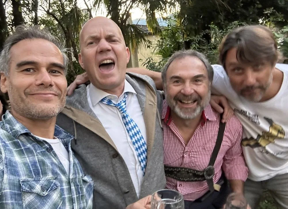 Group selfie Oktoberfest night